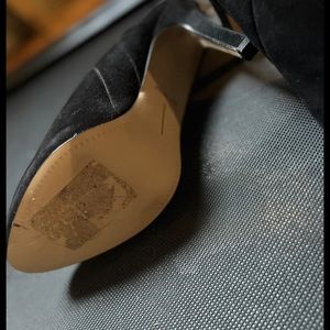 Dolce Vita Kendall Stiletto Booties Suede & Chain Size 8.5